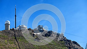 View of pic du midi de bigorre, french pyrenees