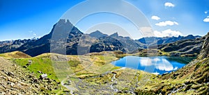 View of Pic Du Midi Ossau, France, Pyrenees