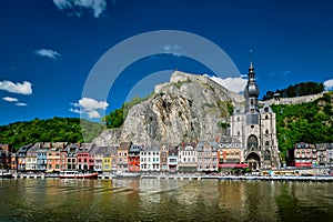 View of picturesque Dinant town. Belgium