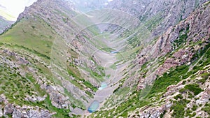 View of the picturesque lake in the Aksujabaglinsky reserve