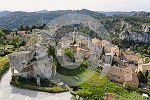 A view on picturesque village Les Baux-de-Provence, France