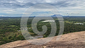 A view from Pidurangala rock Summit -Sri Lanka