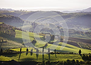 View from Pienza, Tuscany, Italy