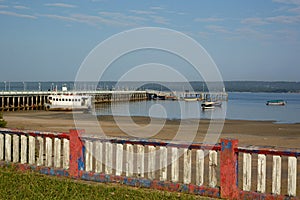 View of the pier of Inhambane. Mozambique