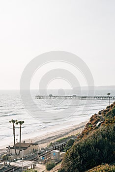 View of the pier in San Clemente, Orange County, California