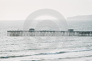 View of the pier in San Clemente, Orange County, California