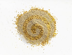 View of pile of georgian khmeli suneli flavoring