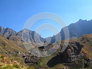 View from Pillar Cave, uKhahlamba Drakensberg National Park