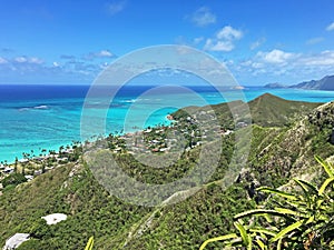 View from Pillbox Trail, Oahu, Hawaii