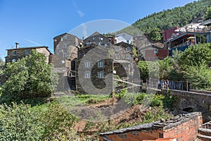 View at the Piodão village, traditional schist village, belongs to the network of Historic Villages of Portugal, mountain