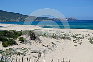 View of Pirotti Li Frati beach photo