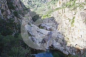 View of Piscina Irgas canyon photo