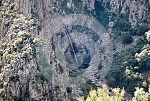 View of Piscina Irgas waterfall photo