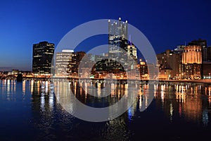 View of the Pittsburgh skyline