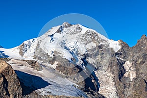 View of the Piz Bernina form Diavolezza