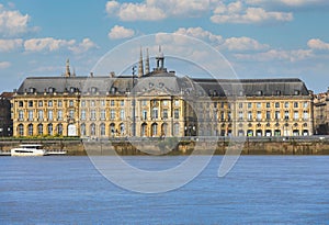 View of  Place De La Bourse in Bordeaux