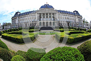 View from Place des Palais, Belgium