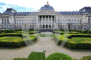 View from Place des Palais, Belgium