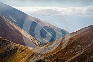 View from Placlive peak at Tatras