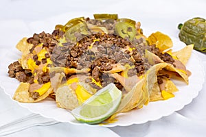 Carne asada nachos photo