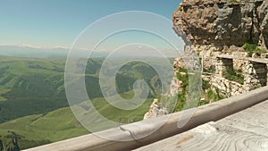 View of plateau Bermamyth from view point. Touristic place.