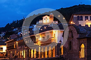 View from Plaza de Armas in Cuzco