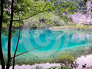View of Plitvice Lakes Natural Park