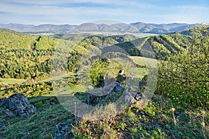 View from Podskalsky Rohac mountain in Strazovske vrchy