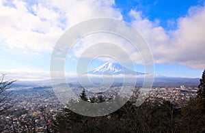 View point of Fujiyama