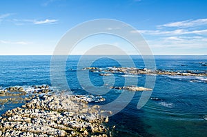 View from the Point Kean Viewpoint, Kaikoura New Zealand. photo