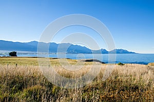View from the Point Kean Viewpoint, Kaikoura New Zealand. photo