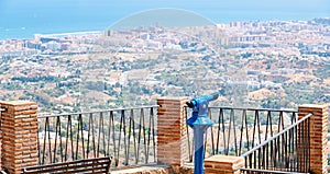 View point. Mijas Pueblo, Andalusia, Spain