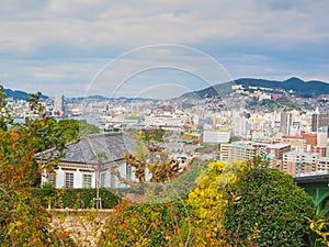 View Point of Nagasaki city from Glover garden