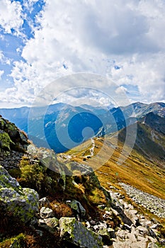 View Of Polish West Tatras in Summer