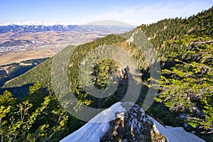 View from Poludnica hill at Liptov valley