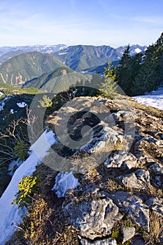 View from Poludnica hill towards east