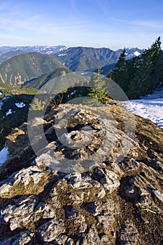 View from Poludnica hill towards east