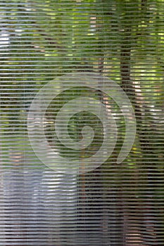 View through polycarbonate