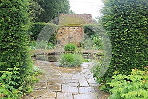 A View Of The Pond At Tintinhull Gardens, Somerset, UK