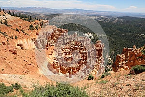 View from Ponderosa Point in Bryce Canyon National Park