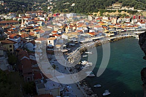 A beautiful paradise in Greece Parga village photo