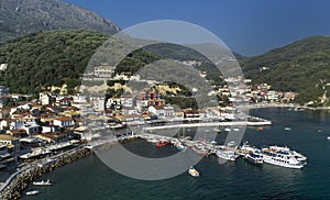 A beautiful paradise in Greece Parga village photo