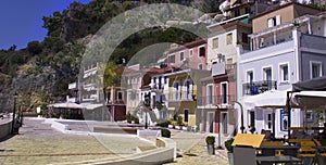 A beautiful paradise in Greece Parga village photo