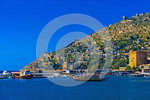 View on port in Alanya