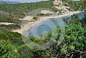 View of Porto Forru beach
