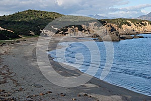 View of Porto Illixi beach photo