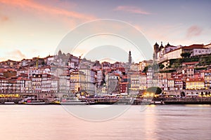View Of Porto Oporto City And Douro River Portugal