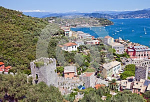 View of Portovenere town (UNESCO site), Italy