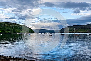 View of Portree harbour, Isle of Skye