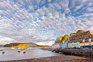 view on Portree, Isle of Skye, Scotland